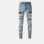 Iced Rebel Distressed Light Wash Jeans