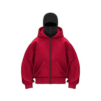 Fleece-lined Double Hooded Sweater