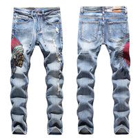 Warrior Spirit Distressed Denim