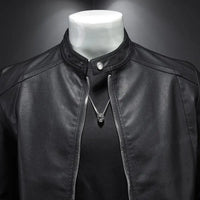 Men’s Classic Faux Leather Jacket