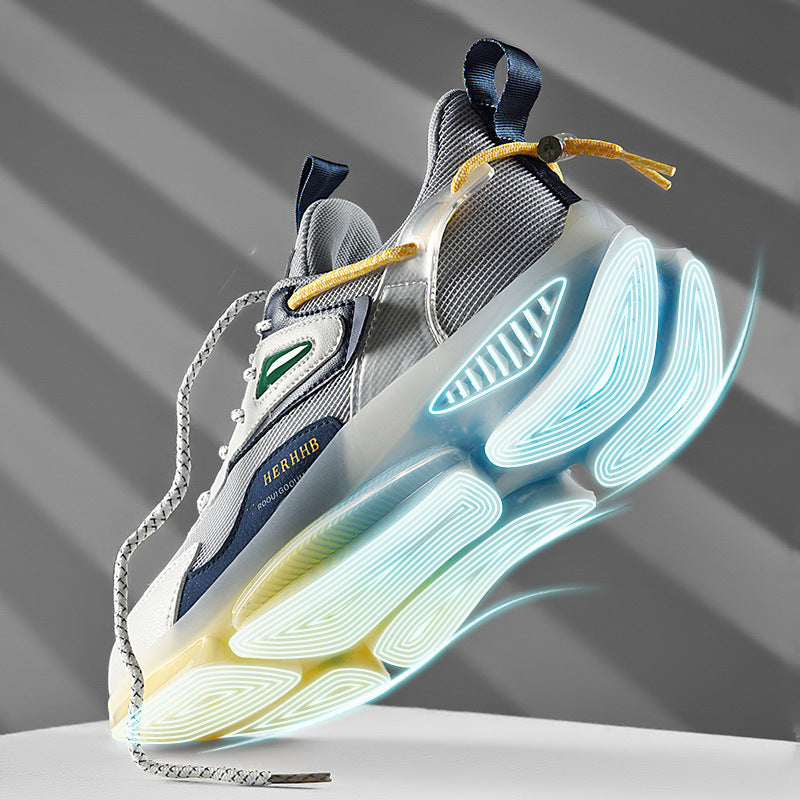 Celonox Gradient-Pod Multi-Panel Sneakers