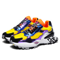 Neon Impact Trail Sneakers