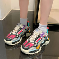 Celonox Multicolor Layered Chunky Sneakers