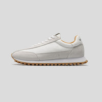 Celonox White & Gray Suede Classic Sneakers