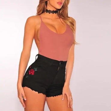 Shorts vaqueros rosas