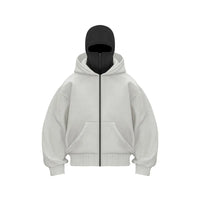 Fleece-lined Double Hooded Sweater