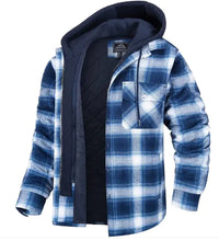 Men's Thick Padded Plaid Jacket – Cozy, Stylish, and Perfect for Cold Weather