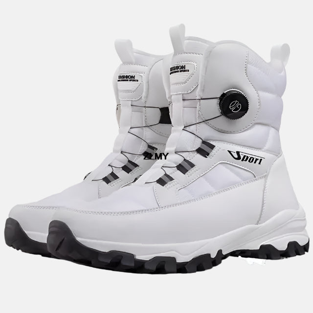 Men’s Rugged Winter Snow Boots with Enhanced Traction