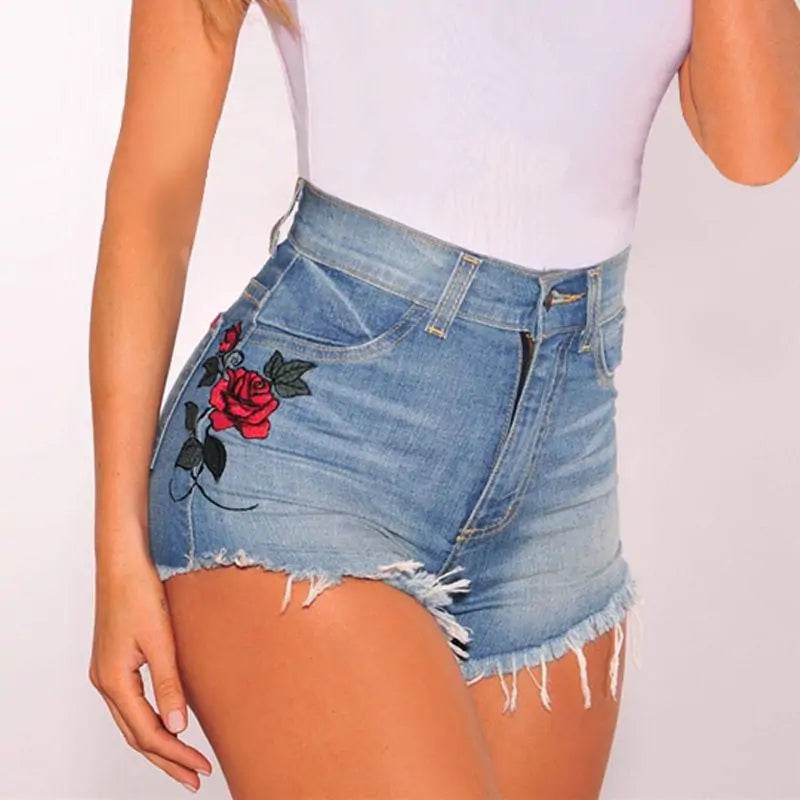 Shorts vaqueros rosas