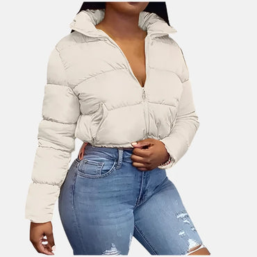 Women's Cropped Puffer Jacket