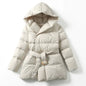 Warm Down Hooded Parka Coat