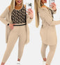 Women's Striped Two-Piece Knit Set