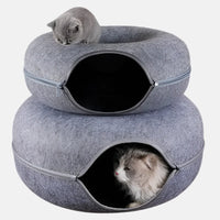 Donut Cat Tunnel Bed