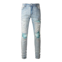 Men's Slim Fit Stretch Ripped Skinny Jeans