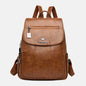 Women's Faux Leather Backpack