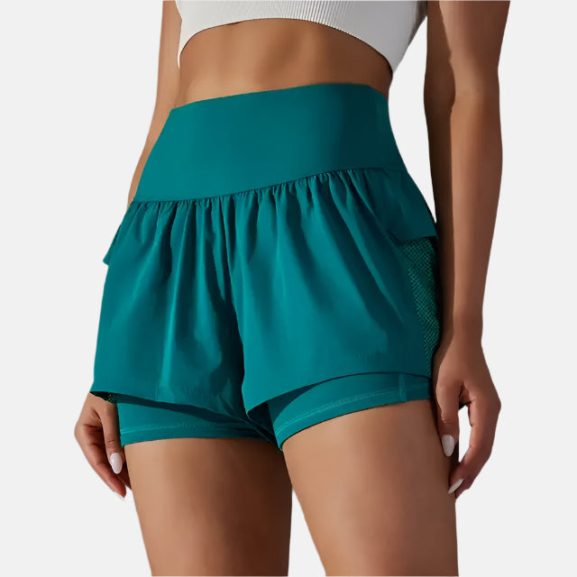 Women Gym Sport Running Shorts