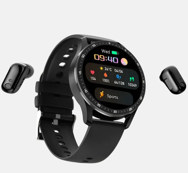 Smartwatch with Wireless Earbuds Combo