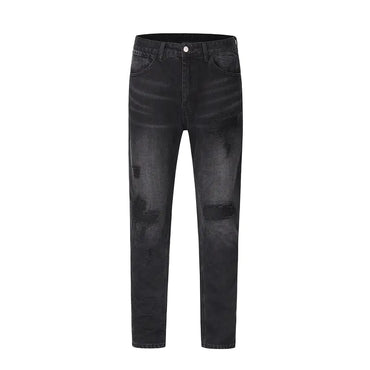 Men's Vintage Distressed Washed Torn Jeans