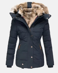 Women's Fur-Lined Hooded Winter Coat