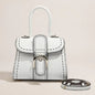 Elegant Buckle-Detail Handbag