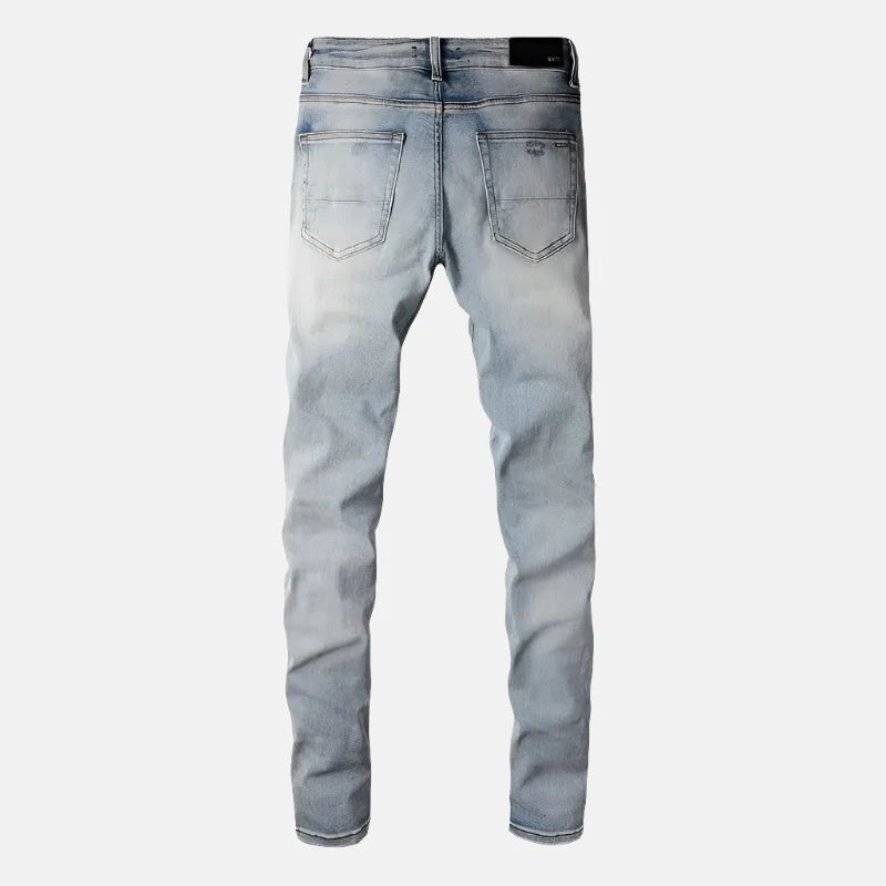 Classic Light-Wash Denim Jeans for Effortless Style