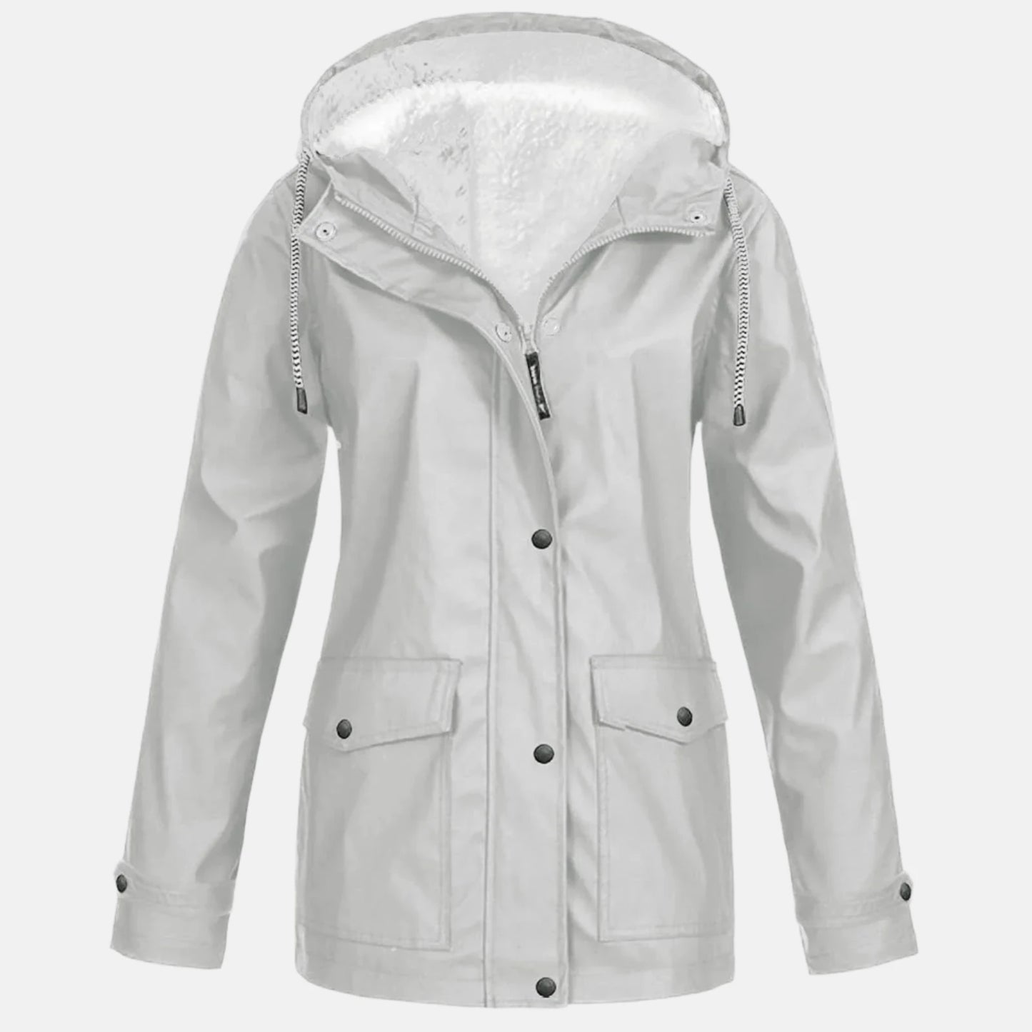 Sherpa-Lined Hooded Jacket