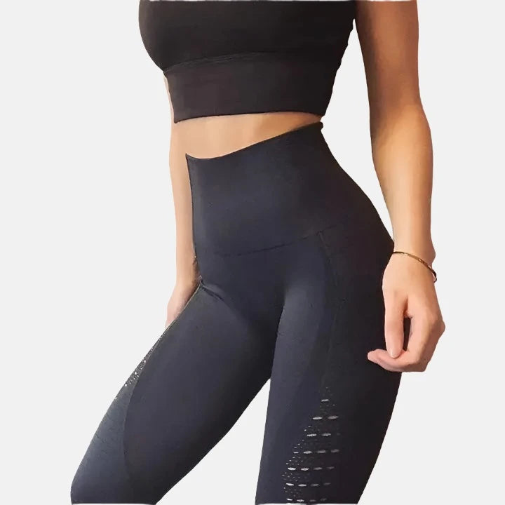 Seamless Mesh Flex Tummy Push Up Leggings