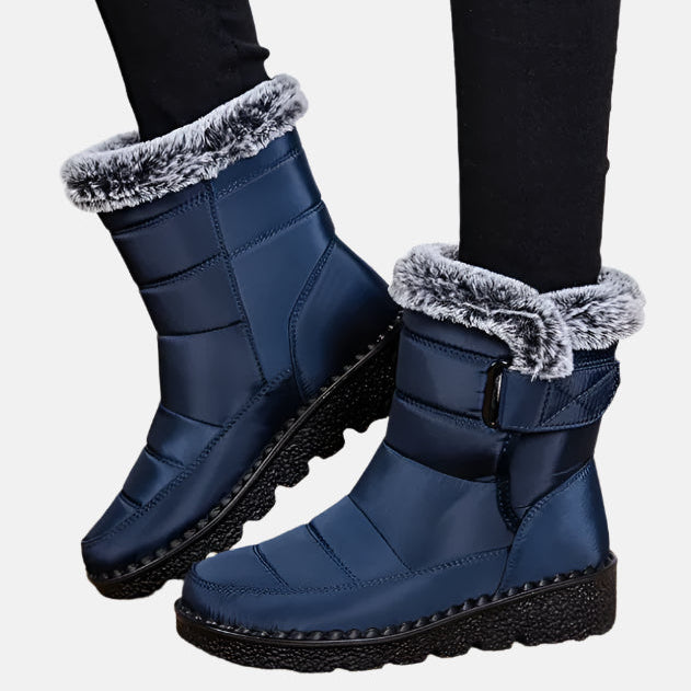 Women's Waterproof Winter Boots with Faux Fur Lining